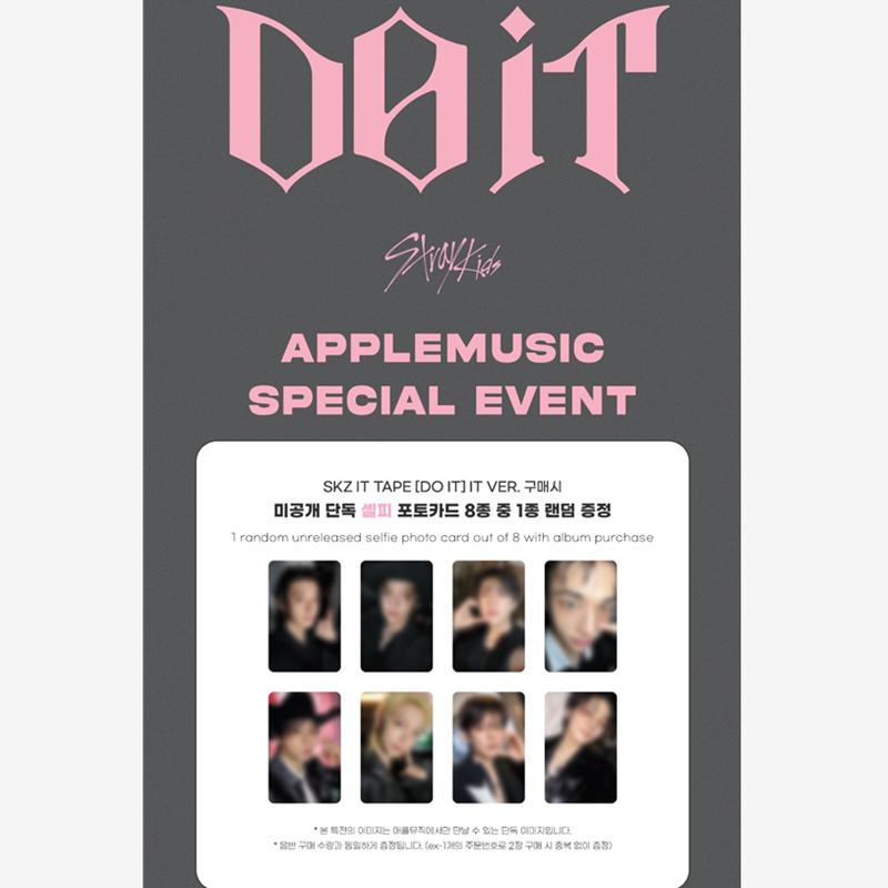 [Forhåndsbestilling]Stray Kids-SKZ IT TAPE[DO IT] IT VER.(Online fordel)(Valgmedlemmer)