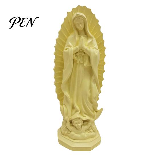 Collectable Character Figurine Our Lady of Guadalupe Religious Statue, Virgin Mary Figurine, Resin Sculpture, Unique Bookcase Accents Inspirational