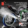 Spray 1/6 Scale Kawasaki H2R H2 Motorcycle Model Ignitable Metal Motorcycle Toy Boy Man Simulation Alloy Ornamental Gift