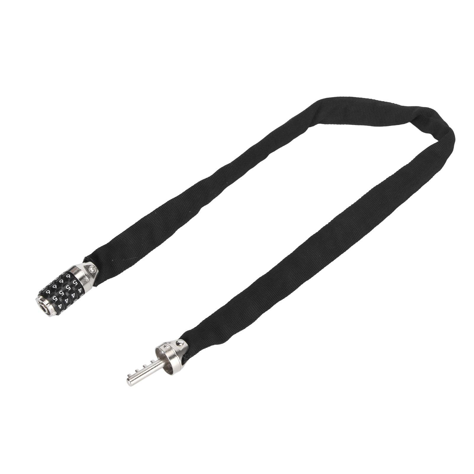 

Bike Chain Lock 5 Digit Combination Bicycle Chain Lock Stiffened and Thickened Resettable Bike