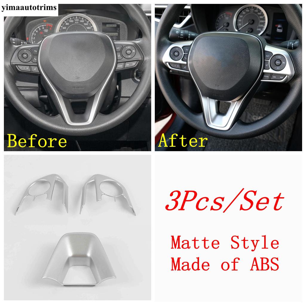 

Декоративная накладка на рамку кнопки рулевого колеса для Toyota Corolla E210 - 2024 г., красная / матовая / аксессуары из углеродного волокна Matte Style