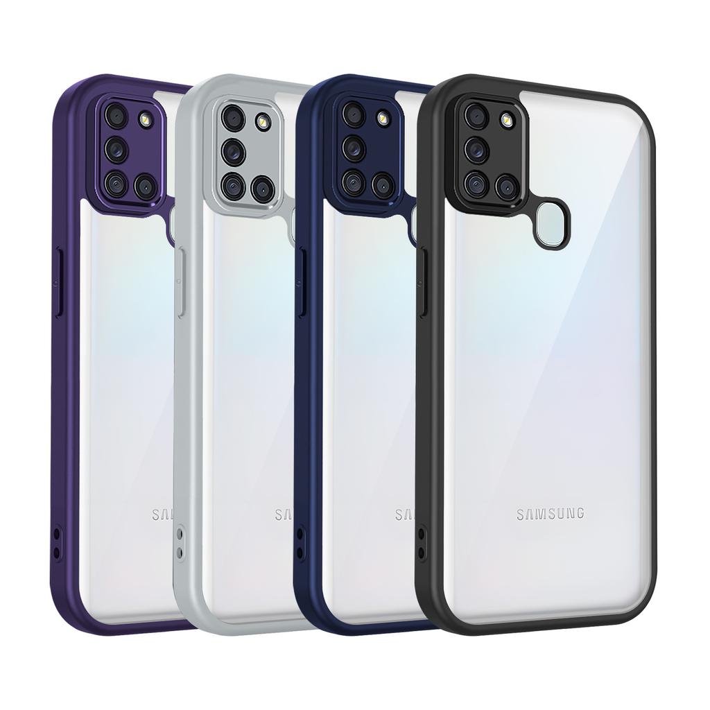 For Samsung Galaxy A21s Case Galaxy A21S Phone Case Galaxy A21S Cover Air Cushion Silicon Bumper Clear Matte Back Cover Hard
