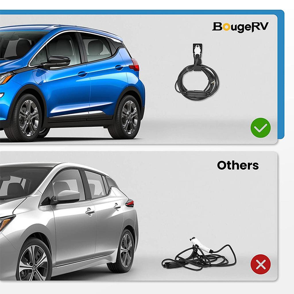 L08A-SAE J1772 Držák nabíječky Nástěnný držák nabíječky Háček pro modely nabíječek J1772 Držák nabíjecího kabelu