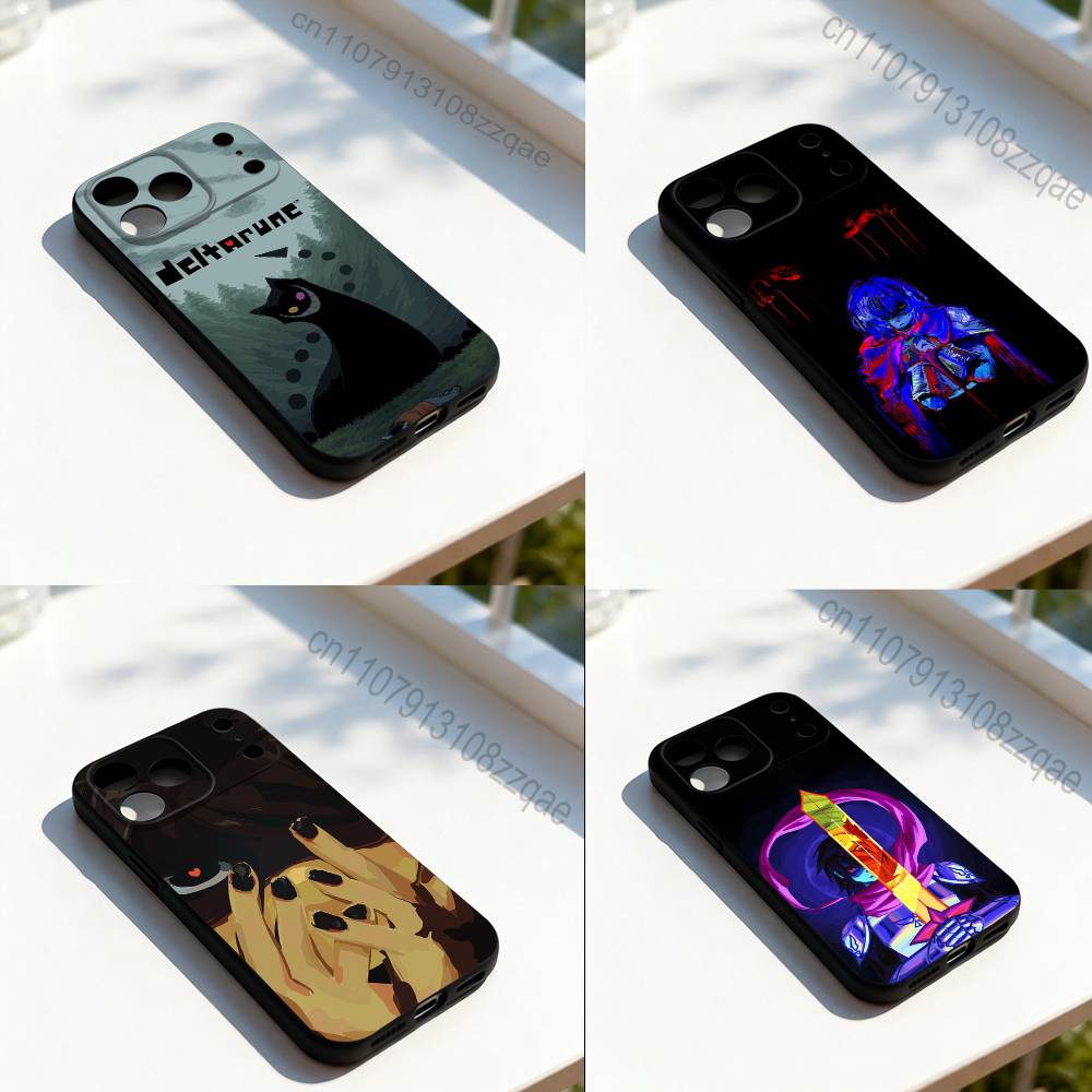 D-Deltarune Kris Spiel Coole Handyhülle Silikon Schwarz Weich Für iPhone 17,16,15,14,13,12,11,Pro,Max,Plus,E,SE4,Air,Mini