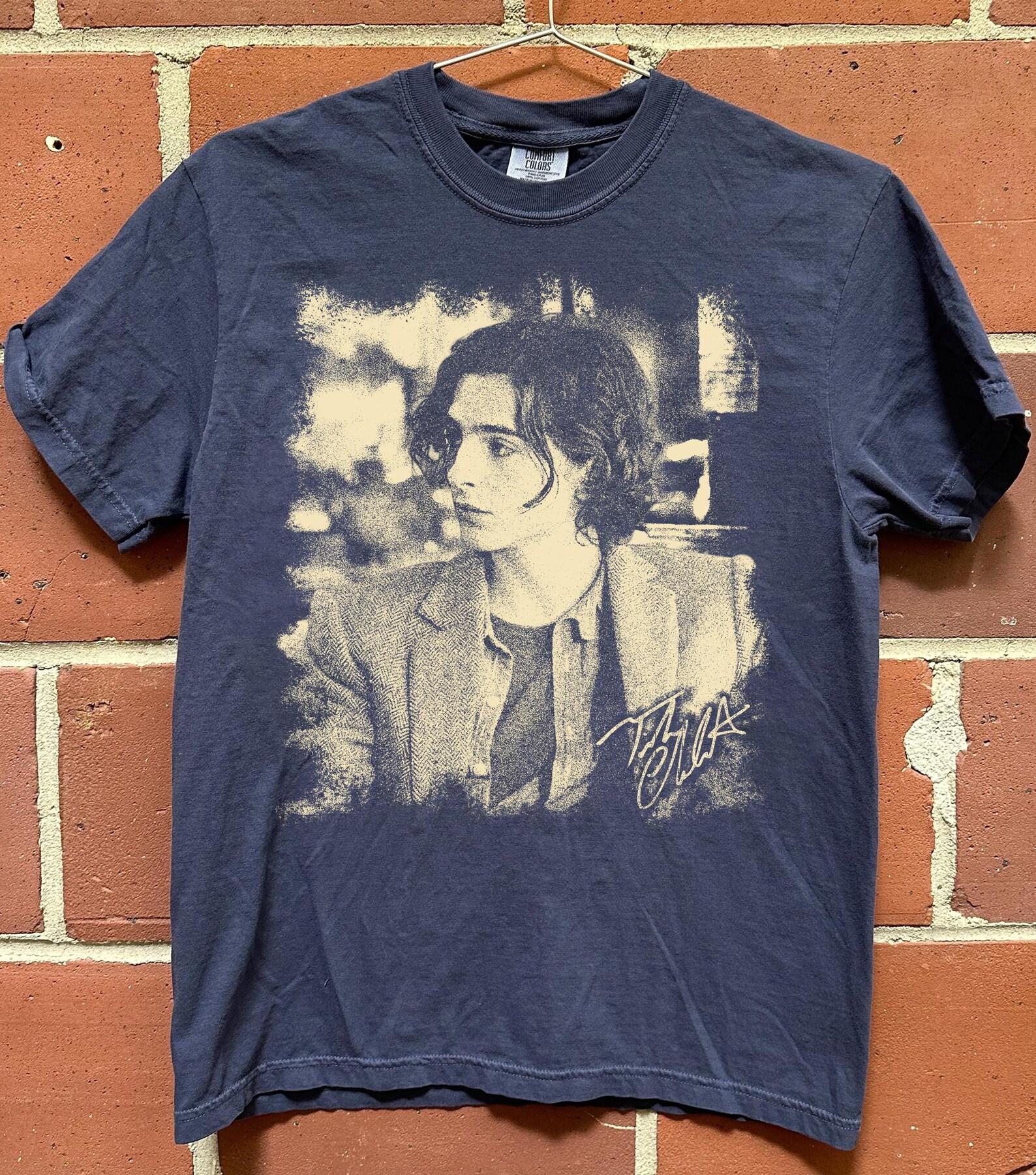 Vintage Timothee ChalameT-Shirt, Retro Actor Graphic T-Shirt, Trendy Oversized Streetwear, Movie Fan Gift XL