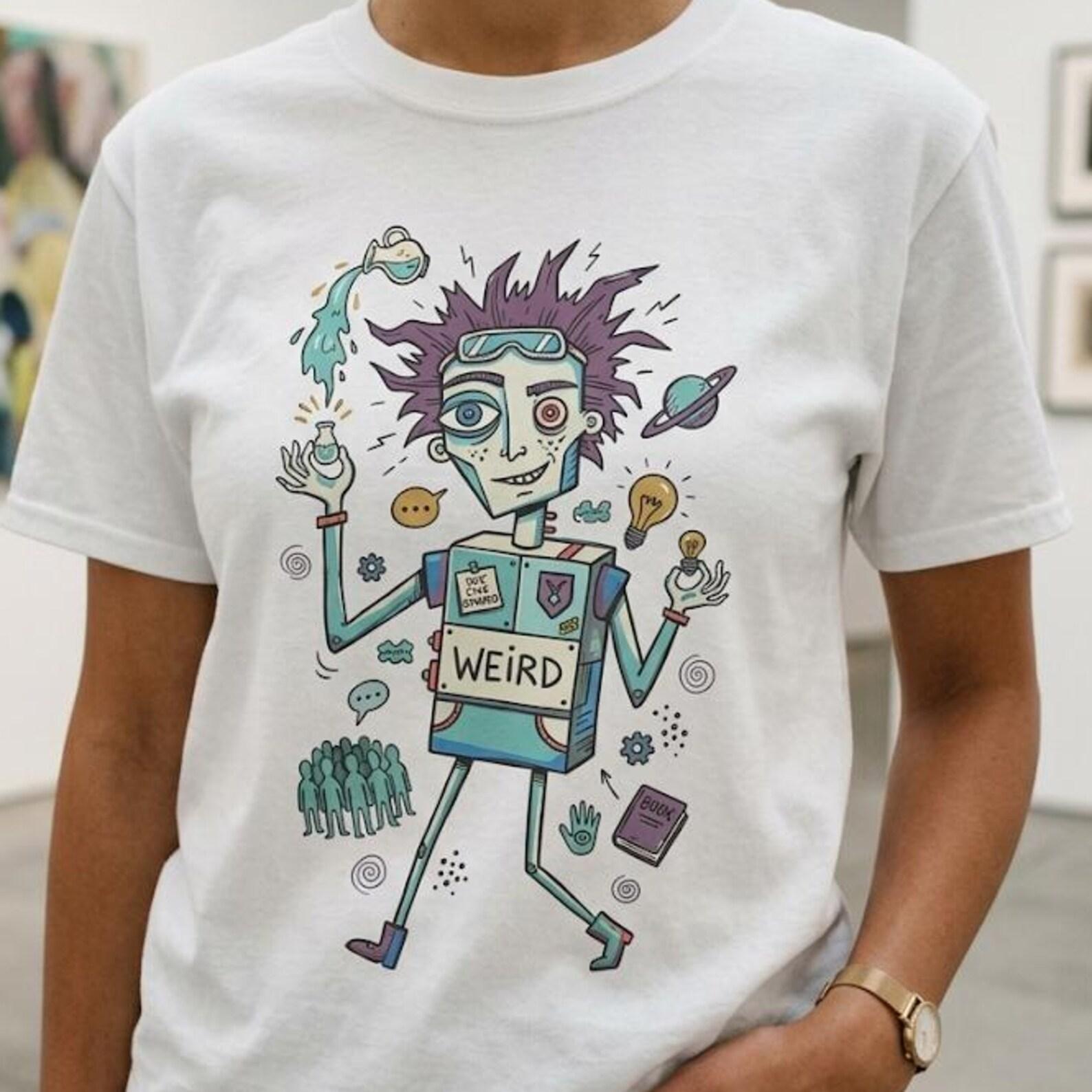 Aquarius T-Shirt | Eccentric Water Bearer Zodiac Graphic Tee, Unisex Astrology Shirt 4XL