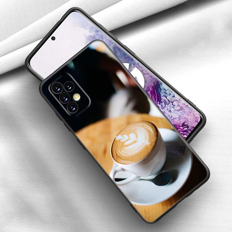 Coffee Wine Cup Phone Case For Samsung Galaxy A21 A30 A50 A52 S A13 A22 A32 A33 A53 A73 5G A11 A12 A31 A51 A70 A71 A72 Cover