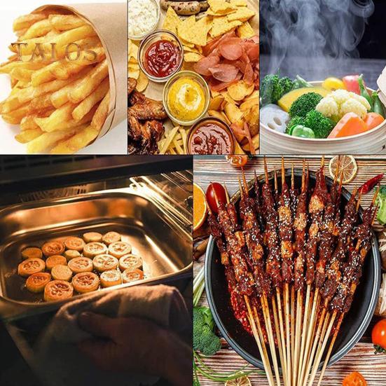 200 de bucăți hârtie pentru chifle pentru hamburger, pătrată/rotudă, anti-lipire, pentru grătar premium, hârtie de presare pentru hamburger, consumabile de bucătărie