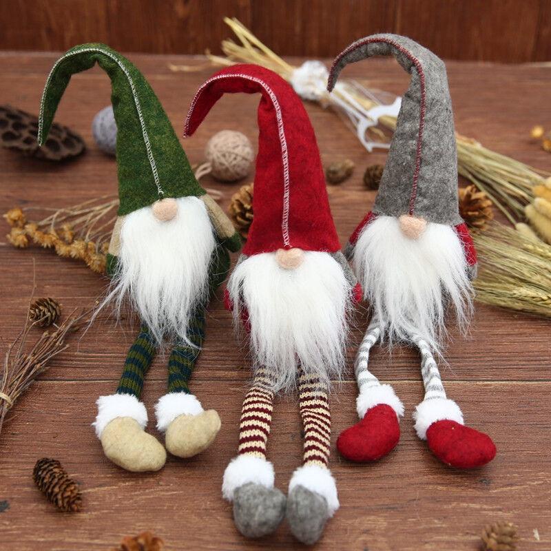 Santa Christmas Claus Doll Toy Christmas Table Ornaments Decoration For Gx Home