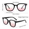 Gradient Pink Blush Sunglasses UV400 Protection Anti Blue Light Fashion Eyewear Multiple Colors Outdoor No Make Up