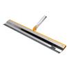 22 Inch Notched Epoxy Floor Squeegee 0.2in Serrated High Carbon Steel Blade for Self Leveling Cement Polyurethane Epoxy