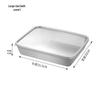 Abay Stainless Steel Rectangular Storage Tray
