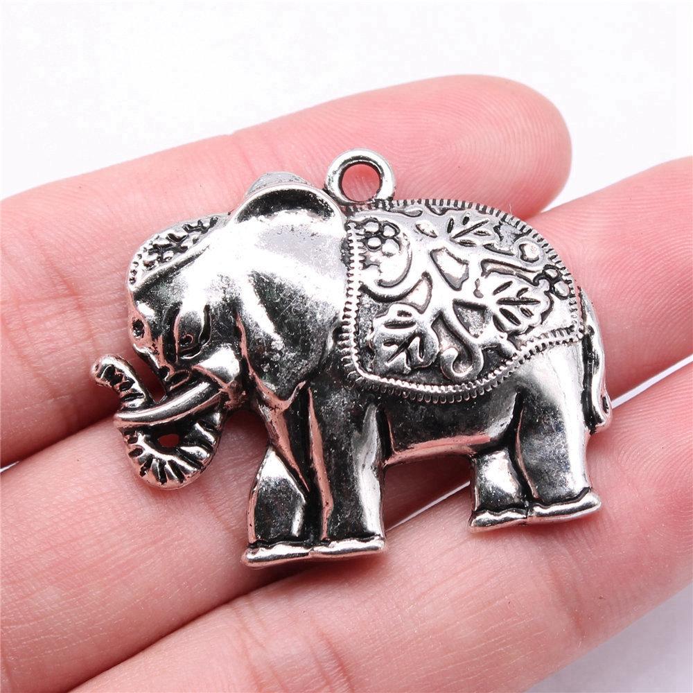 Charms Elephant God Pendants Kids' Jewelry Materials QC049