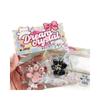 Black & Pink Cat Paw Clay Squeeze Toy - Stress Relief Blind Box