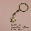 Hot Selling Six-Pointed Star Pendant Keychain Jewelry