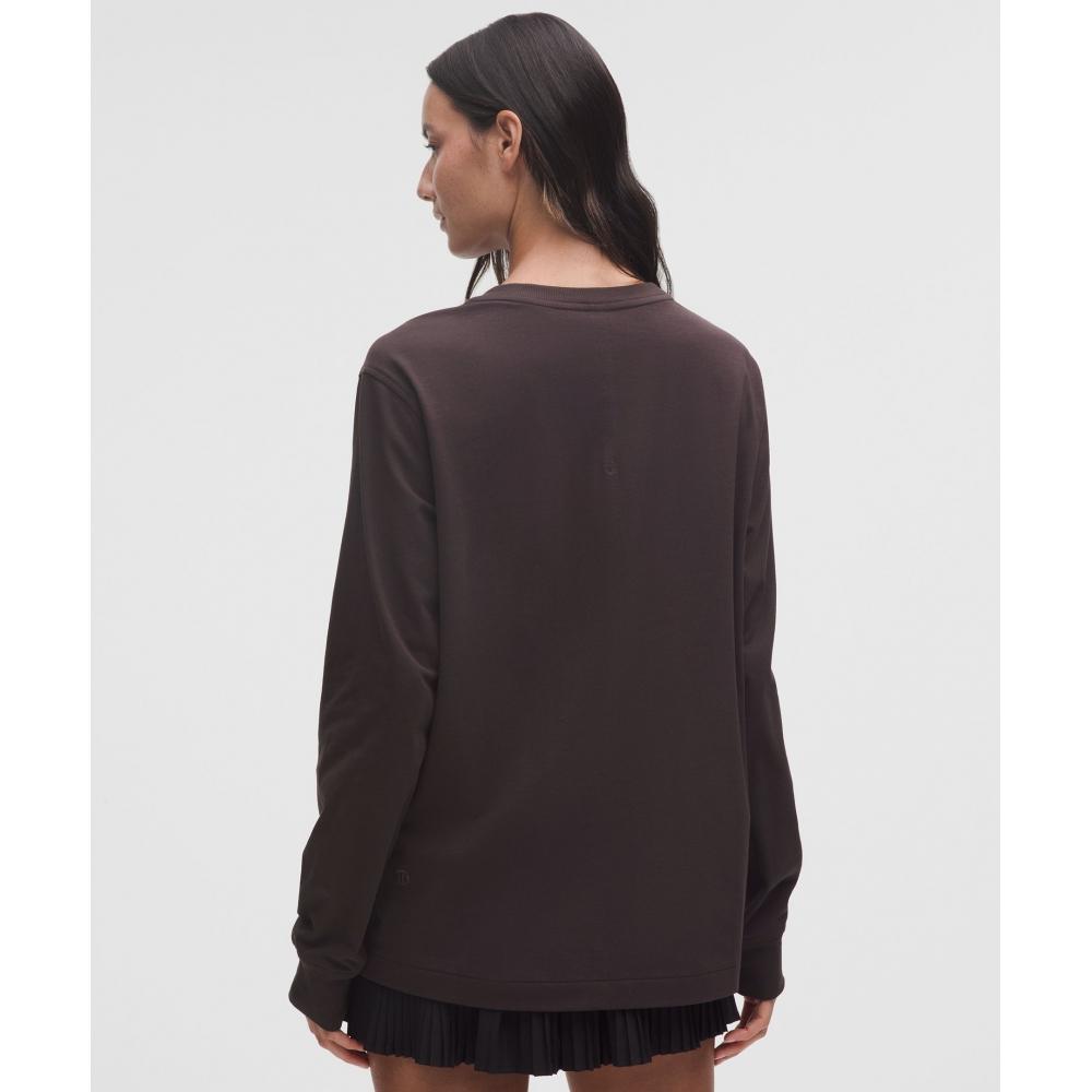 Lululemon All Yours Organic Cotton Long Sleeve Shirt Sequoia