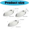 Commercial Stainless Steel Serving Tray With Wide Handles Spacious Oval Designs For Buffets Catering And Home Cooking