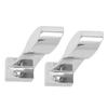 2PCS Stanchion Hand Rail Fitting 316 Stainless Steel Mirror Polishing Rustproof for Boat Yacht Marine 22mm 7 8in
