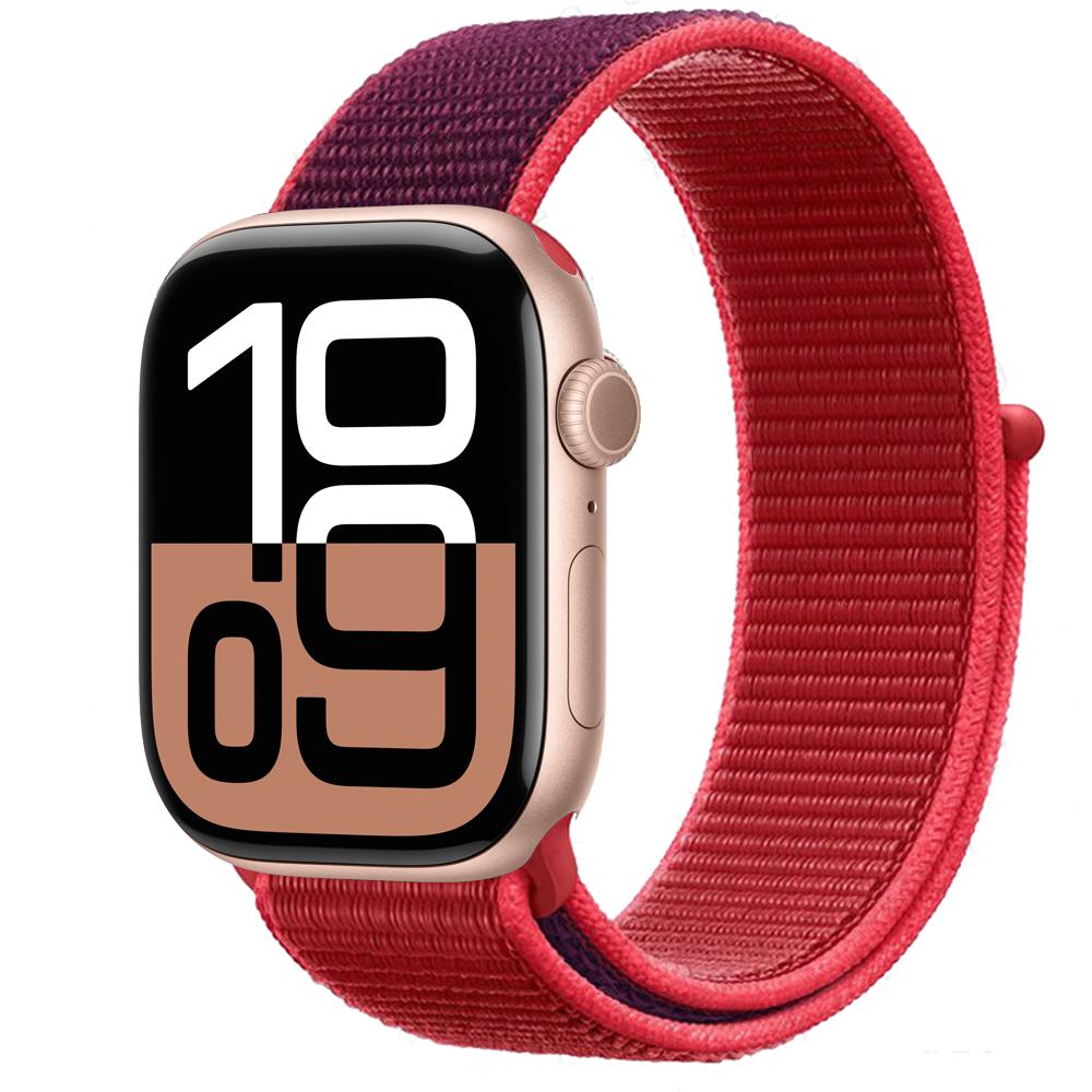 Cinturino in Nylon a Passante Per Apple Watch Bands 46mm 44mm 40mm 41mm 45mm 42mm Cinturino Originale iWatch Serie 11 10 SE 9 8 Ultra 3