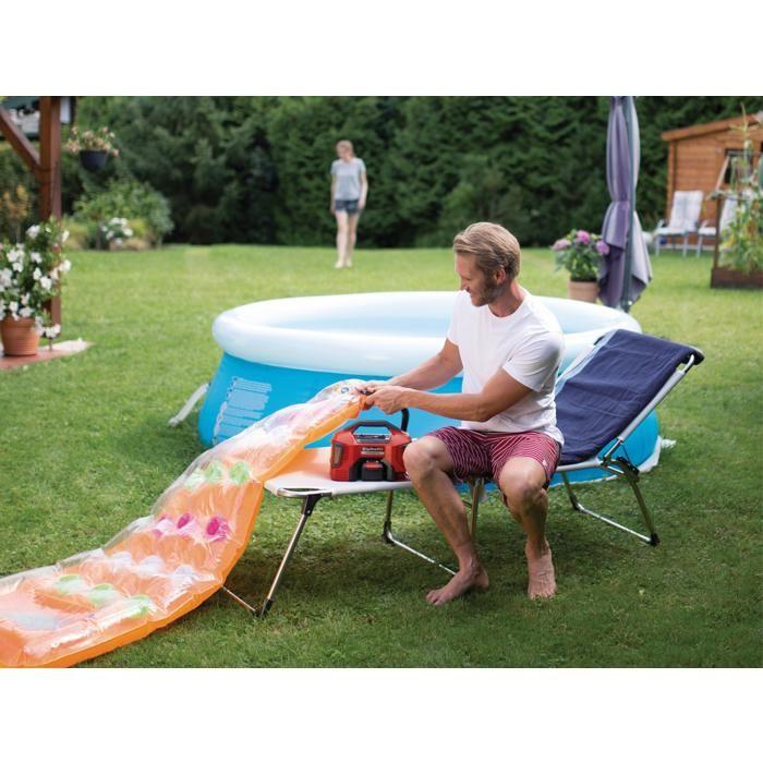 Einhell compresseur hybride pressito - solo pxc (18v, 90 w, longueur tuyau: 710mm) livré sans batterie ni chargeur