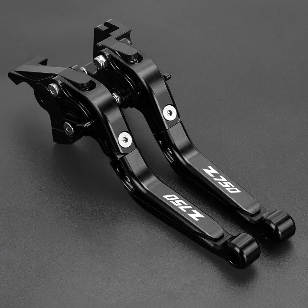 2011 2010 2009 2008 Motorcycle Brake Handle Clutch Lever CNC Aluminum Adjustable Clutch Brake Levers FOR Kawasaki Z750 2007-2012