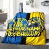 1PC 1 Fc Lokomotive Leipzig Custom Name Patterned Flannel Blanket Suitable For All Seasons for Home Decor Warmth and Comfort Gifts Holiday Present