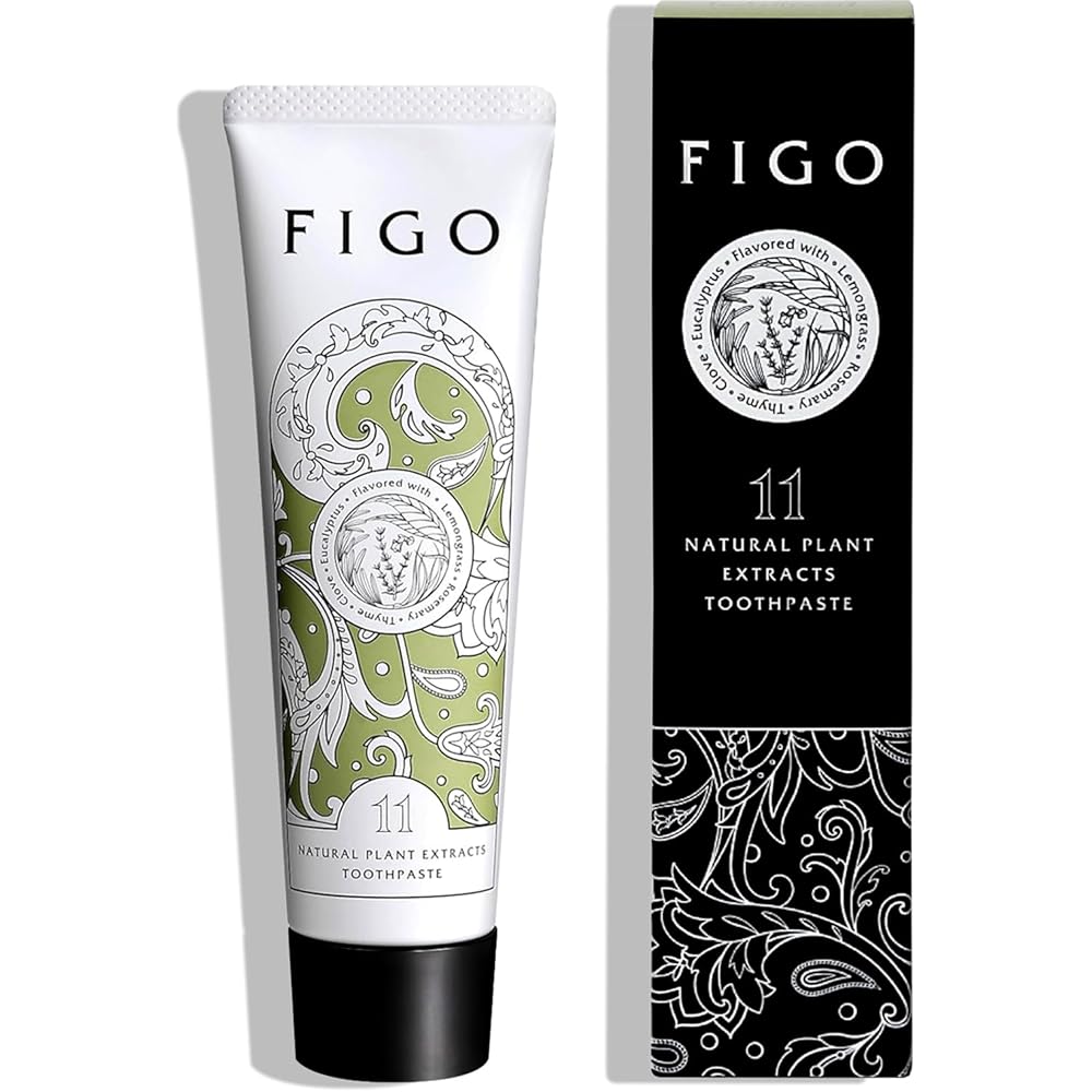 

Figo Whitening Toothpaste 85g Natural Ingredients Oral Care Fresh Breath