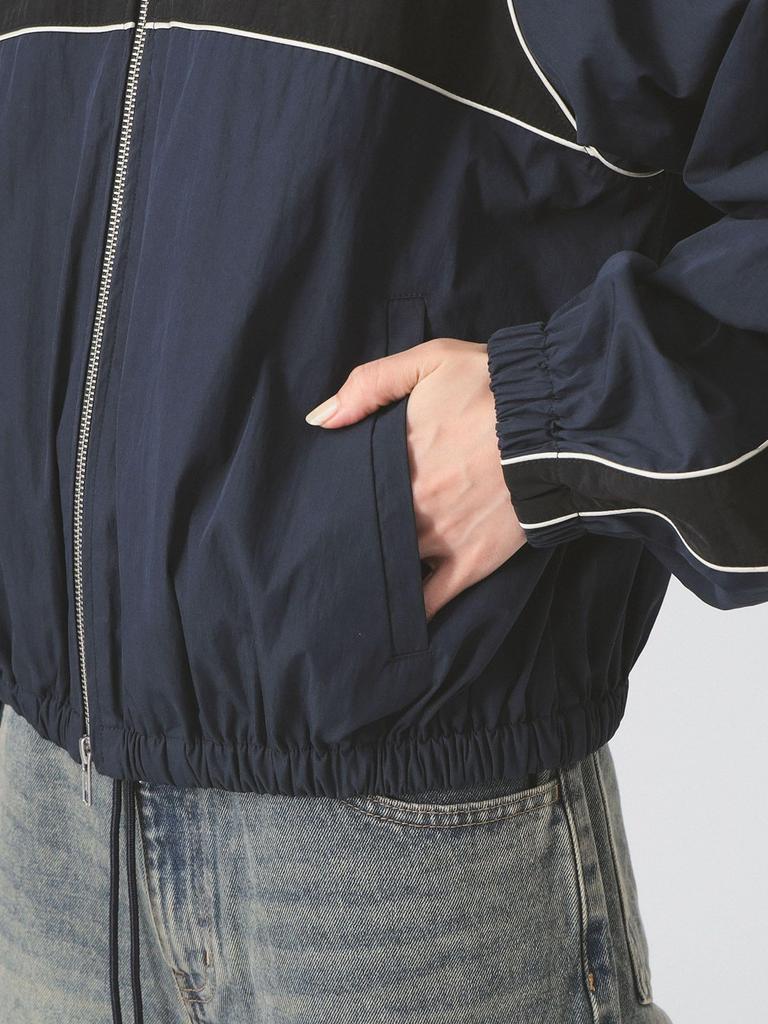 Ray Beams Women's Lace Track Jacket, Navy