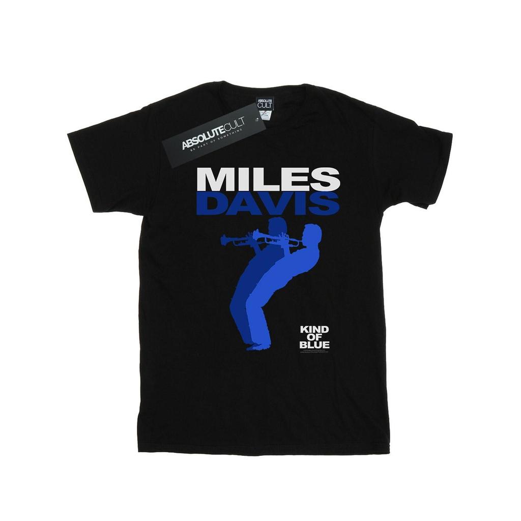 Miles Davis Womens/Ladies Kind Of Blue Cotton Boyfriend T-Shirt