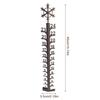 Snow Gauge Metal Outdoor Yard Garden Snow Depth Measurement Tool Rust-proof Durable
