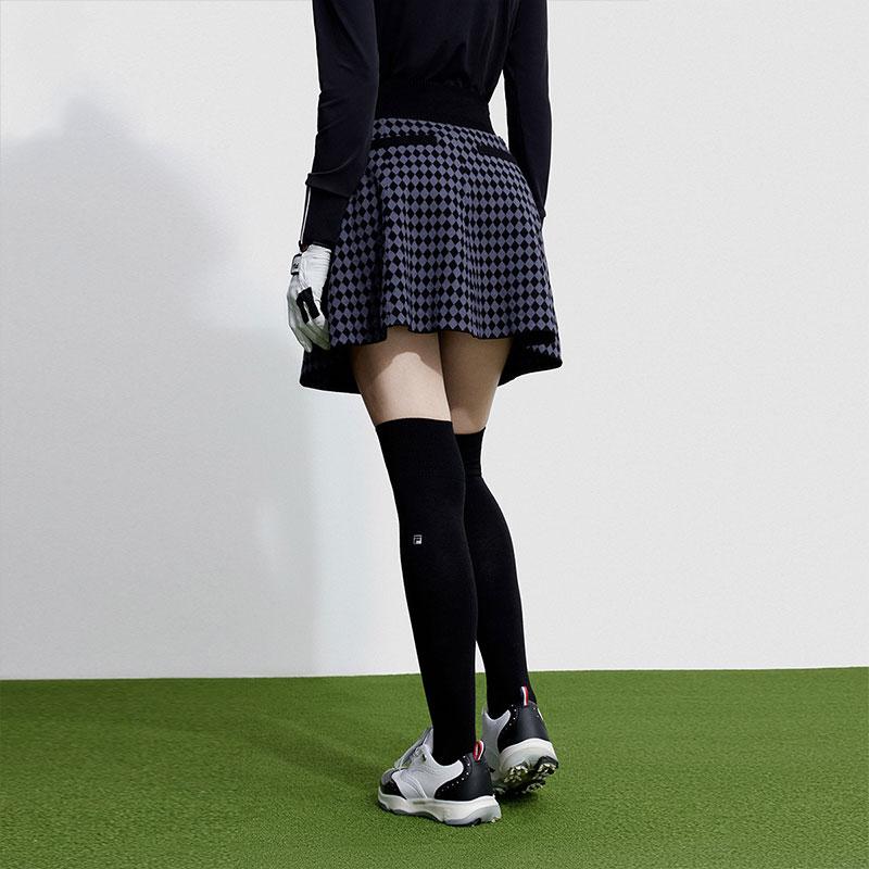 New FILA Golf Series Casual Short Skirts Women's Pitch Black A11W345304FBK