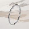 2MM Stainless Steel Smooth Rings For Women Men Titanium Steel Ring Couple Wedding Fashion Waterproof Jewelry Gift