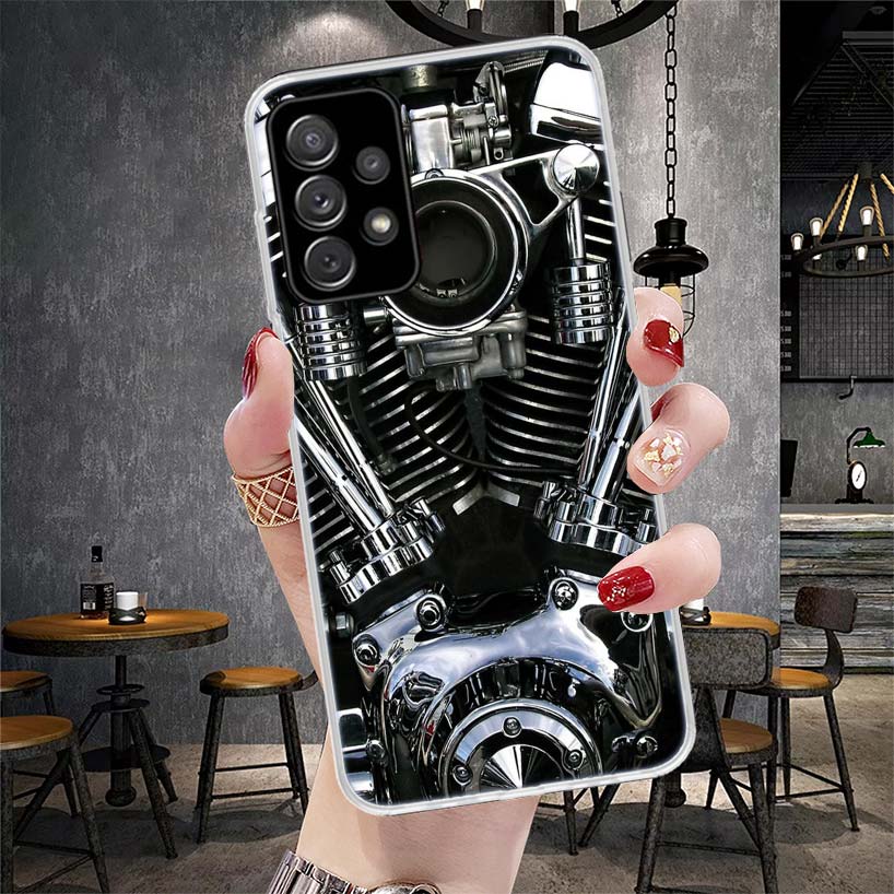 Steampunk Gear Mechanical Phone Case For Samsung Galaxy A12 A22 A32 A52 A72 A02S A51 A50S A71 A70 A31 A20S Note 20 Ultra S10 A10