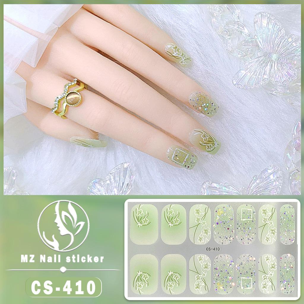 CS Panda nepečlivý gelový lak na nehty film je plně potažený malou červenou knihou v čínském stylu samolepicí film na nehty samolepka na nehty