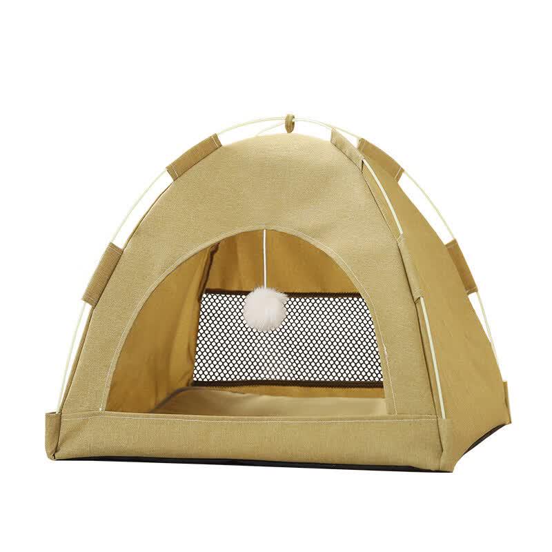 Four-Season Enclosed Cat Tent Bed