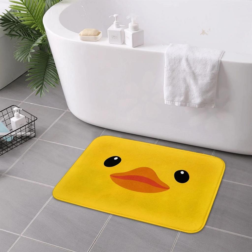 1PC Duck Pattern Kitchen Rugs Non-Slip Door Mats Pop design Bathroom Rug Bath Mat Carpet for Home Sink Laundry Decor