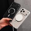 Luxury Luo Velvet Backplane High Quality Protect Phone Cover For 18 17 16 15 14 Pro Max Magnetic Phone Case For Magsafe