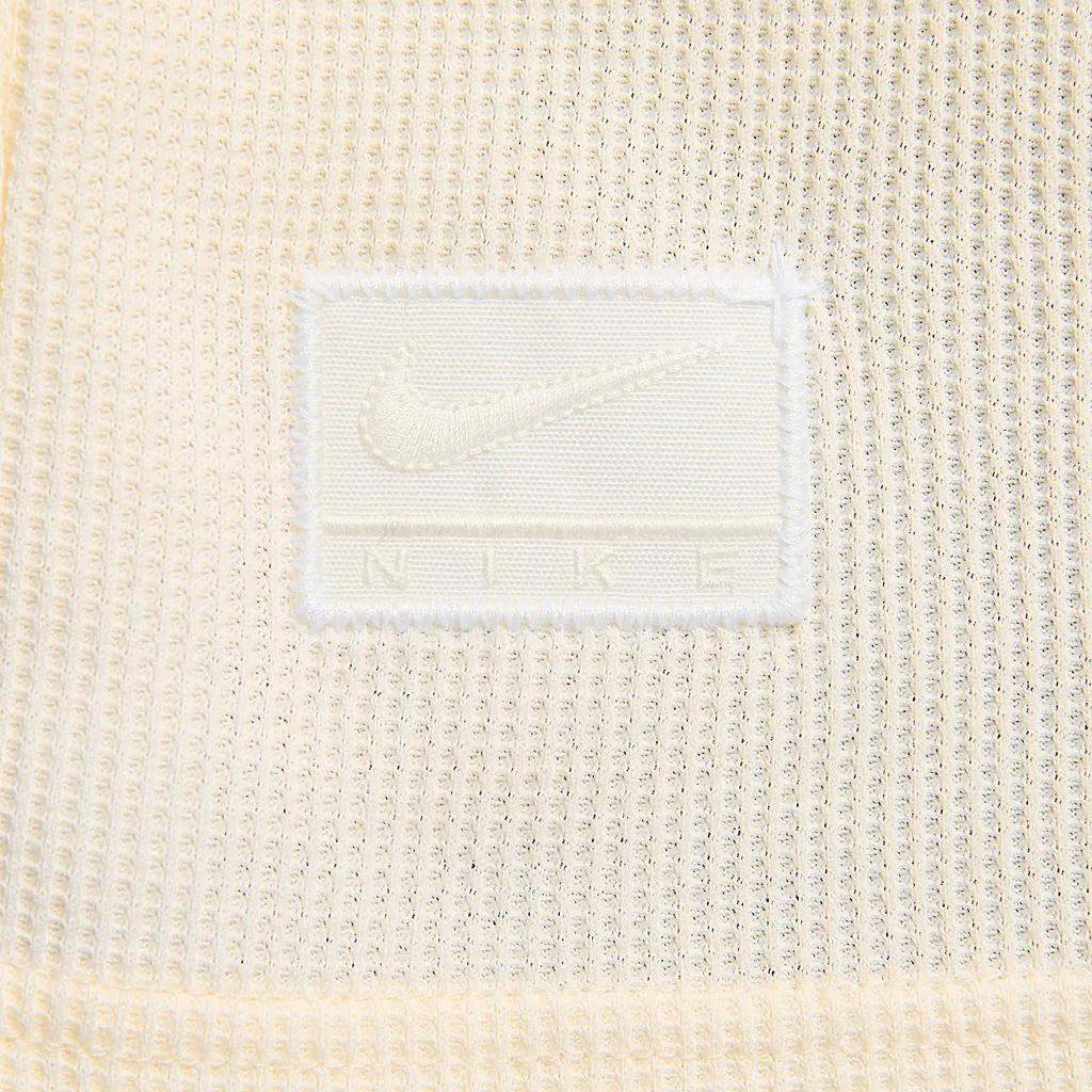 Nike Club Oversized Fashionable Versatile Short Sleeve T-Shirt Men Tops Light-Ivory IF0377110