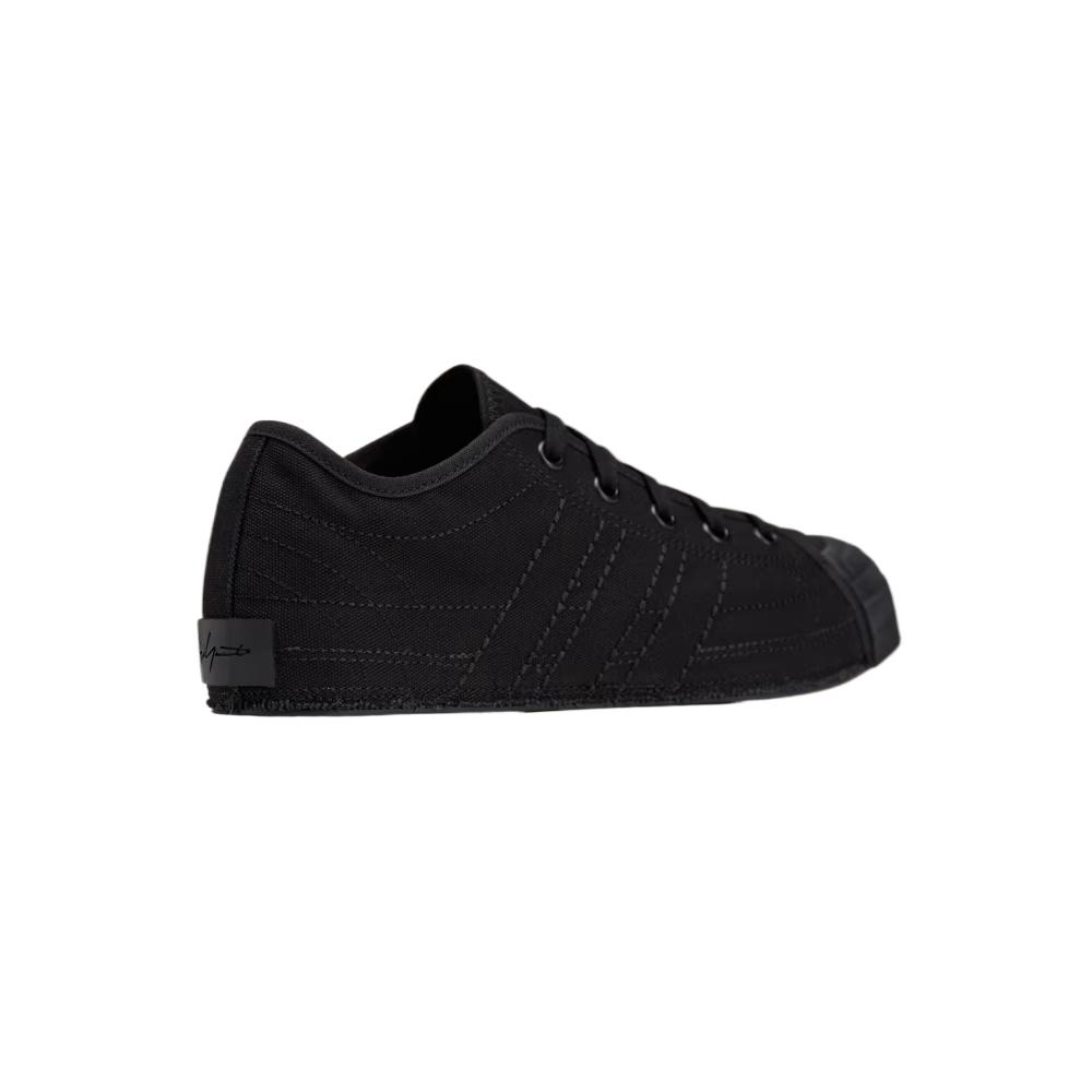 New Adidas Y 3 Nizza Low 'Triple Black' JS0591