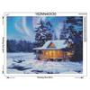 Winter Village Diamond Paintings Round Cross Stitch 5d Diy Diamond Embroidery Winter Landscape
