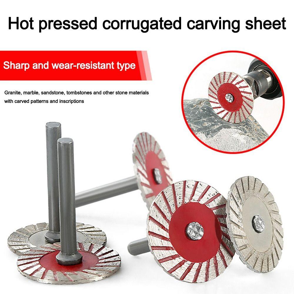 40mm Diamond Cutting Disc 6mm Shank Durable Circular Thread Cutting Disc Circular Saw Blades For Wood Metal Stone Granite Marble