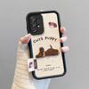 KEYSION Cartoon Cute Plush Embroidery Case for Samsung A53 5G A33 A23 with Lanyard Shockproof Phone Cover for Galaxy A13 4G