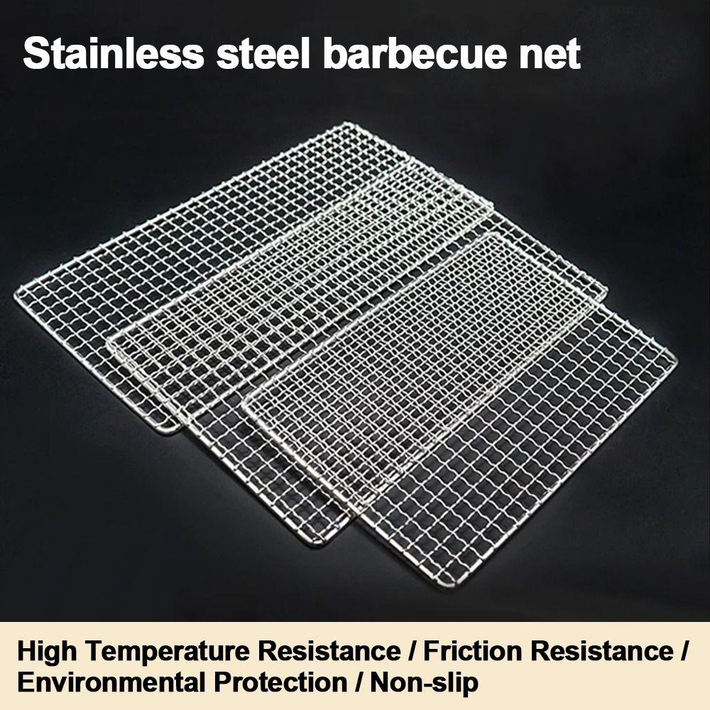 Grillroste aus Eisendraht Wiederverwendbare Bratrostnetze Neue Grillnetze