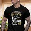 Je Suis Un Mec Simple J Aime La Petanque Et Lapero T-shirt Men's And Women's Summer Short-sleev