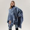 Ethnic Style Shawl Summer Outer Wear Women's Large Shawl Cape Cloak High-end Knitted Scarf