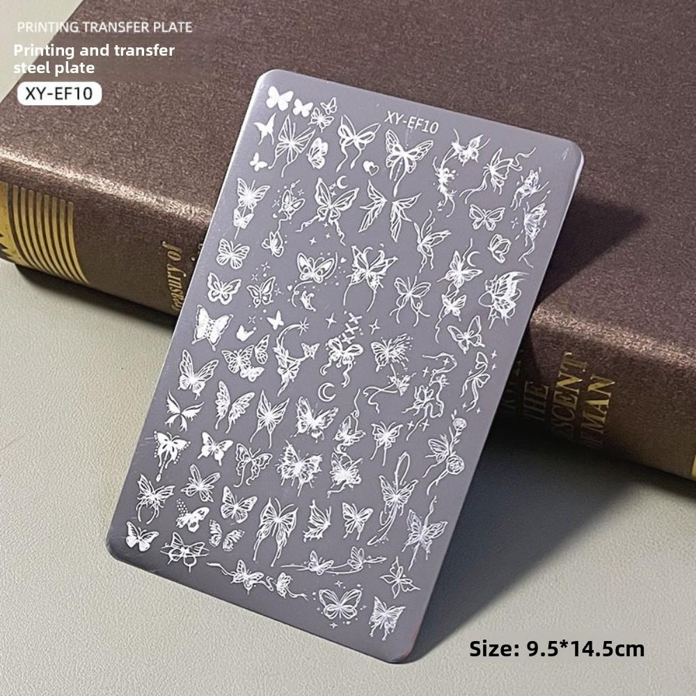 Flower Pattern Nail Art Plate Clear Textures Nail Stamping Plate Manicure Template  for Nail Salon