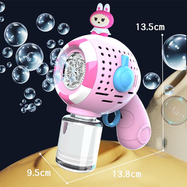 Children's Astronaut Bubble Gun - Automatic Gatling Bubble Machine Toy