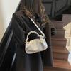 High-end Niche Bag Women's 2025 New Summer Versatile Messenger Bag Fashionable Portable Pleated Small Bag