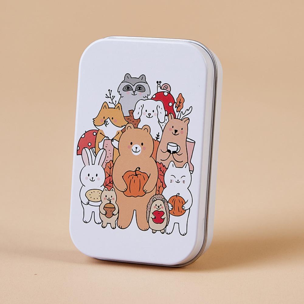 Cute Photo Storage Box Dustproof Container Case New Photo Keeper Cases  Small Stationery