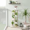 6-Shelf Flower Stand - Marble / Gold Legs